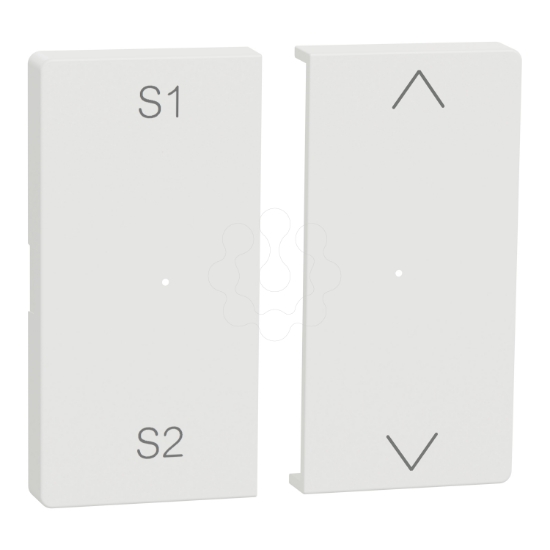 Imagem de D-Life - Tecla botão pressão estores+ cenários - Branco Mate