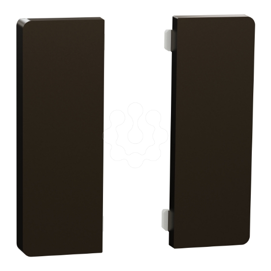 Imagem de Push button, KNX, Merten System Design, 2gang, rockers, mocca metallic