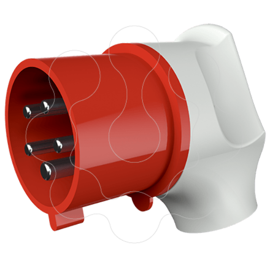 Imagem de Ficha angular 3266 - 32A 400V IP44