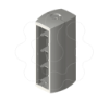 Imagem de 50 Modulo 8 mec. coluna 50x88 cinzento 80 U24X