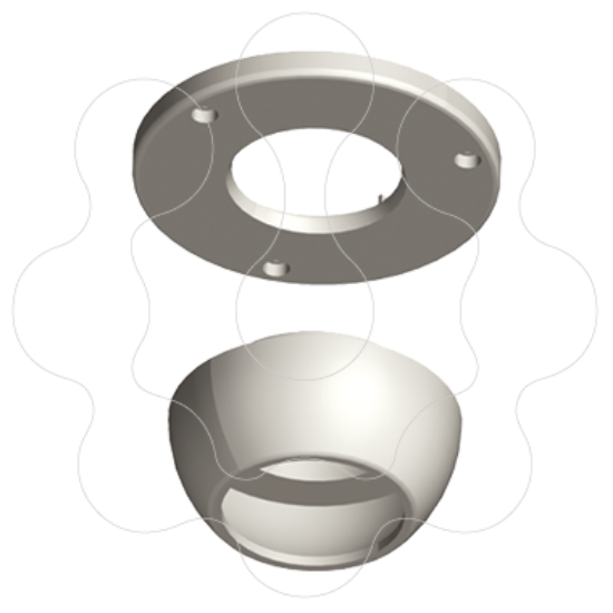 Imagem de 51 Fixacao ao teto cinzento U24X