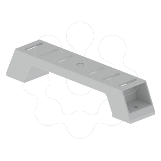 Imagem de 66 Suporte vertical isolante cinzento 400 U23X