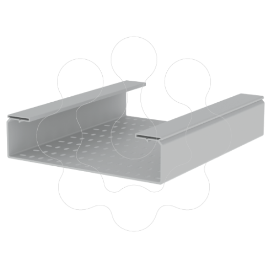 Imagem de 66 Caminho de cabos perfurado cinz. 100x400 U23X