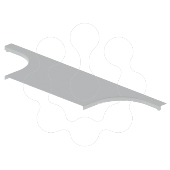 Imagem de 66 Tampa derivacao T cinzento 500 U23X