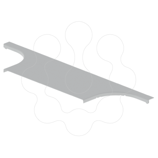 Imagem de 66 Tampa derivacao T cinzento 600 U23X