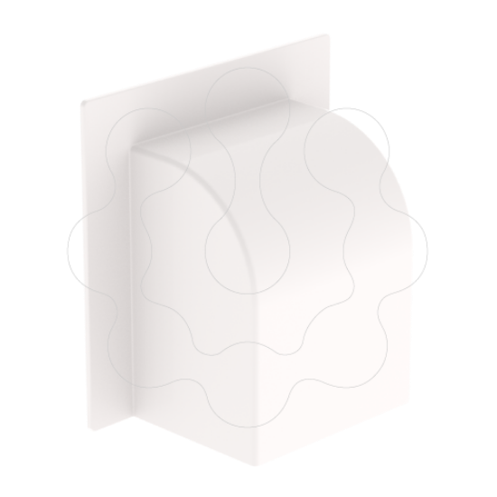 Imagem de 31 Junta de parede curva branco 60X75 U24X