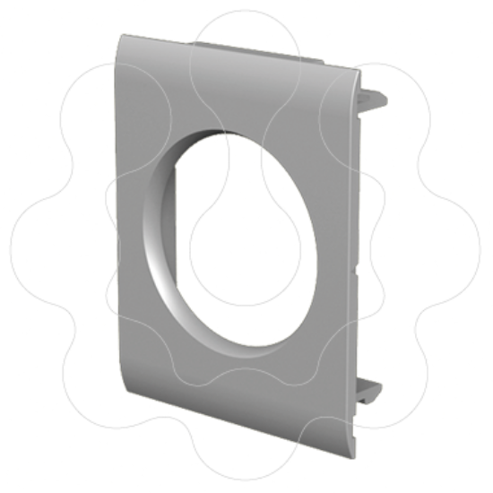 Imagem de 51 Adapt. modular de guia cor aluminio 65 U24X