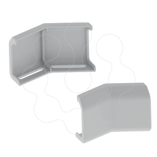 Imagem de 66 Uniao de canto cinzento 100 U48X