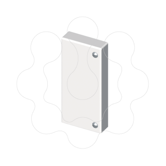 Imagem de 73 Tampa final branco 40x60 U42X