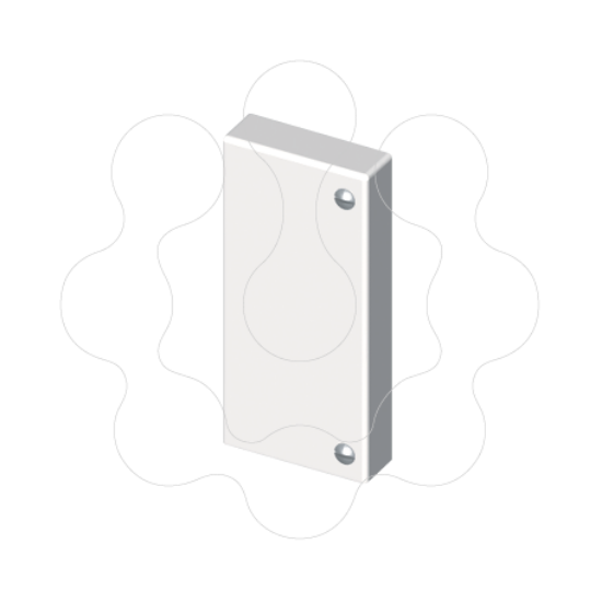 Imagem de 73 Tampa final branco 40x110 U24X