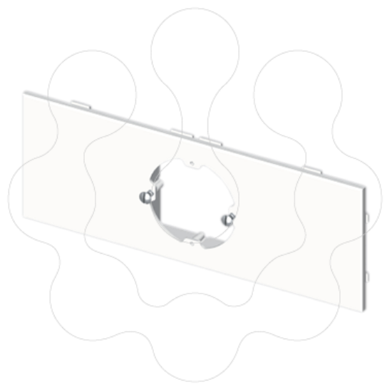 Imagem de 73 Placa 1 mec. universal branco U42X