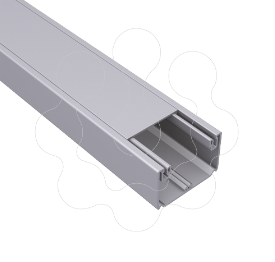 Imagem de 93 Calha 1 tampa cor aluminio 50x100 U23X