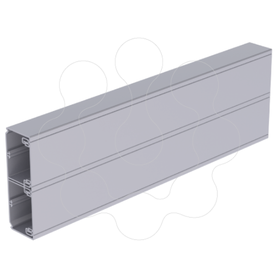 Imagem de 93 Calha 2 tampas cor aluminio 50x150 U23X