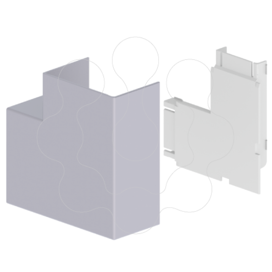 Imagem de 93 Angulo plano cor aluminio 50x80 U24X