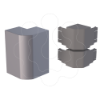Imagem de 93 Angulo exterior cor aluminio 70x170 U24X