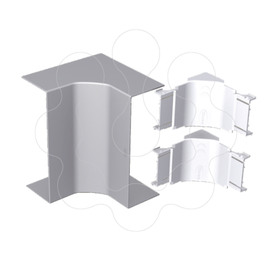 Imagem de 93 Angulo interior cor aluminio 70x100 U24X