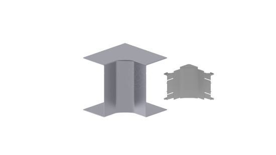 Imagem de 93 Angulo interior cor aluminio 70x130 U24X