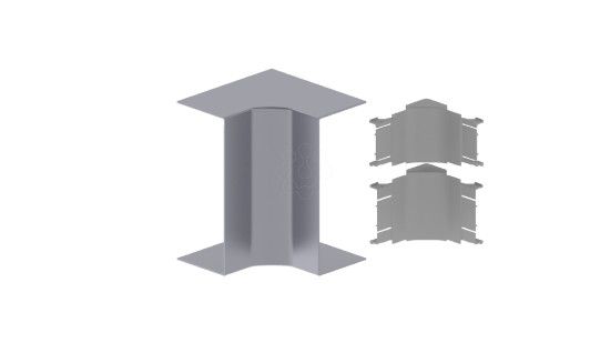 Imagem de 93 Angulo interior cor aluminio 70x170 U24X