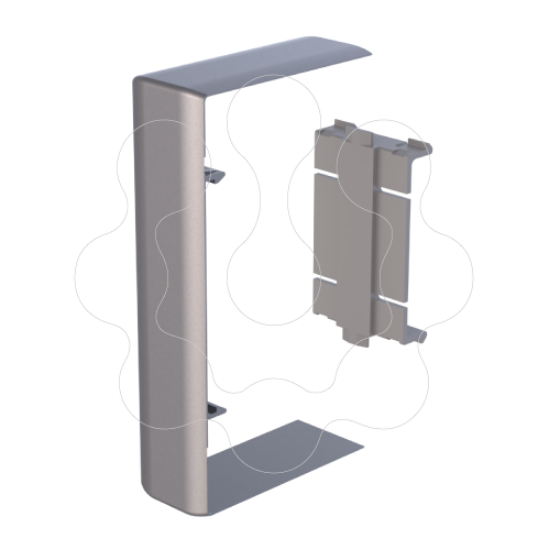 Imagem de 93 Tapa-juntas cor aluminio 70x130 U24X