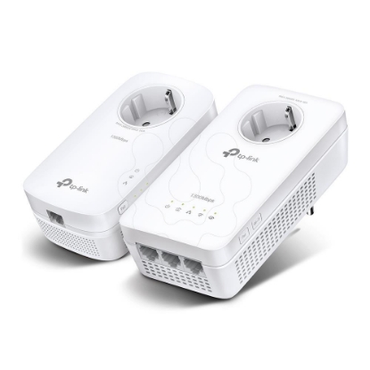 Mostrar detalhes para Powerline Wi-Fi Kit Gigabit Passthrough AV1300 Imagem de Powerline Wi-Fi Kit Gigabit Passthrough AV1300
