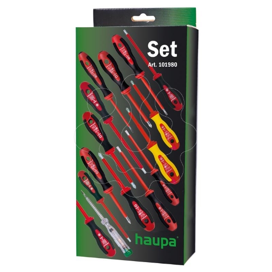 Imagem de Conjunto de chaves de fendas grande