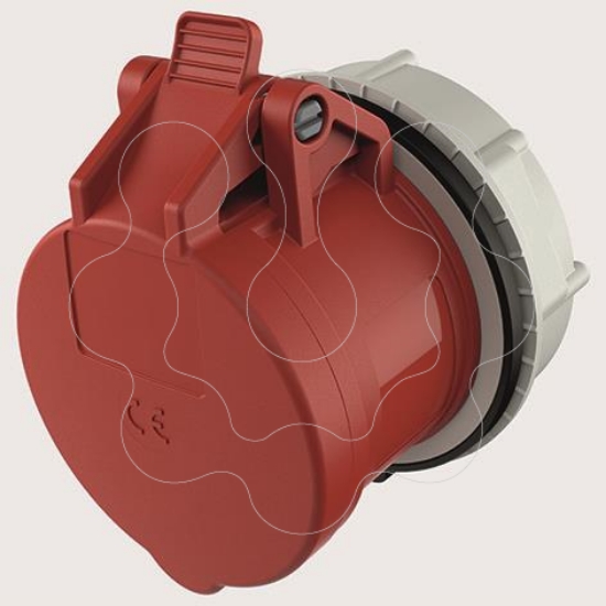 Imagem de Tomada de painel RAPIDO c/ TwinCONTACT 16A 400V IP44