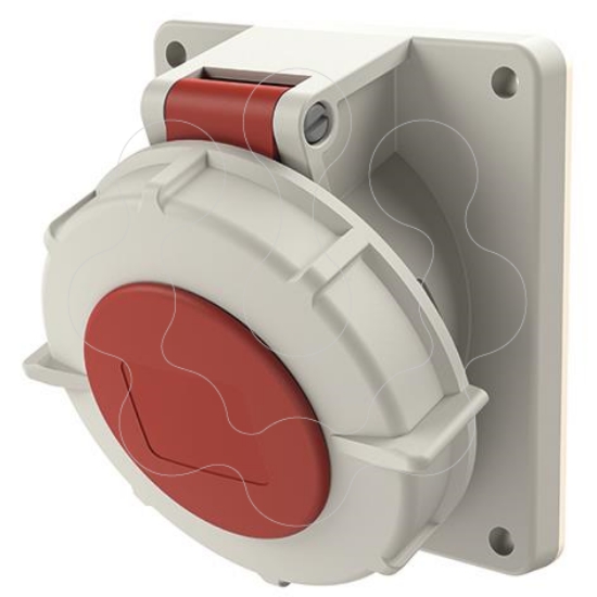 Imagem de Tomada de painel com TwinCONTACT 16A 400V IP67