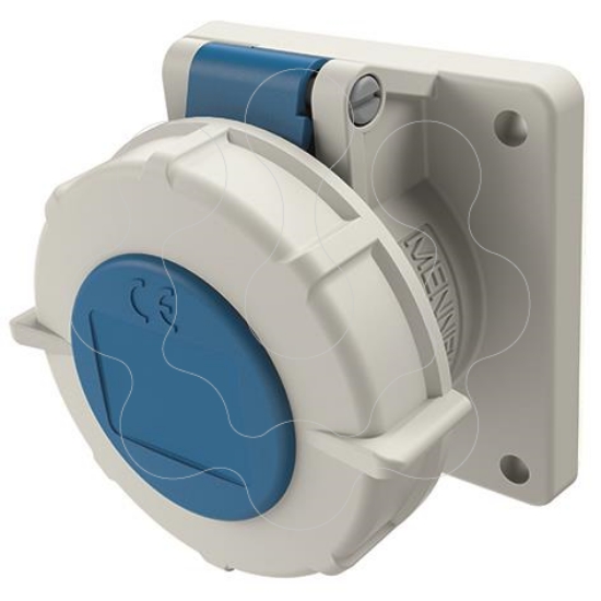 Imagem de Tomada de painel com TwinCONTACT 16A 230V IP67