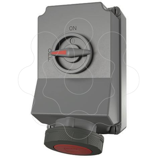 Imagem de Tomada de parede com X-CONTACT 63A 400V IP67