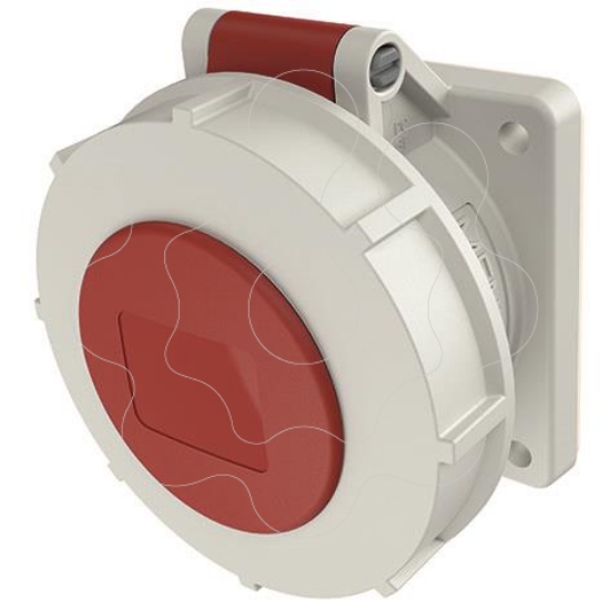 Imagem de Tomada de painel dupla 16A 400V IP67