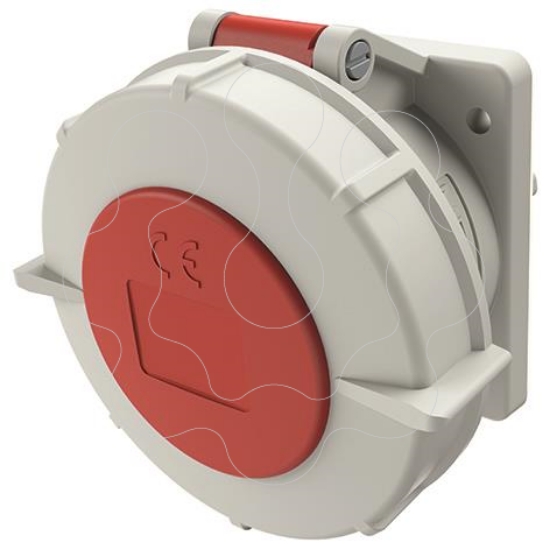 Imagem de Tomada de painel com TwinCONTACT 32A 400V IP67