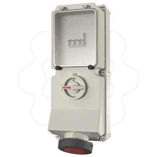 Imagem de Tomada de parede 63A 400V IP67