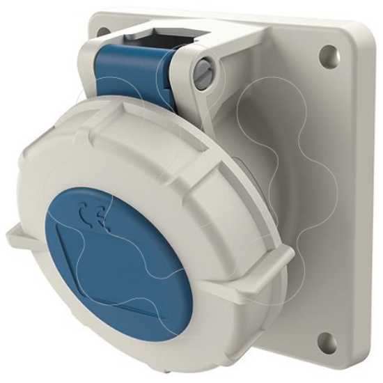 Imagem de Tomada de painel com TwinCONTACT 16A 230V IP67