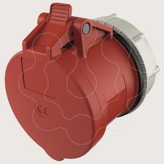 Imagem de Tomada de painel RAPIDO c/ TwinCONTACT 32A 400V IP44