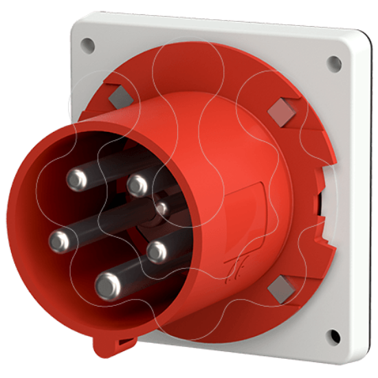 Imagem de Ficha fixa de painel 63A 400V IP44