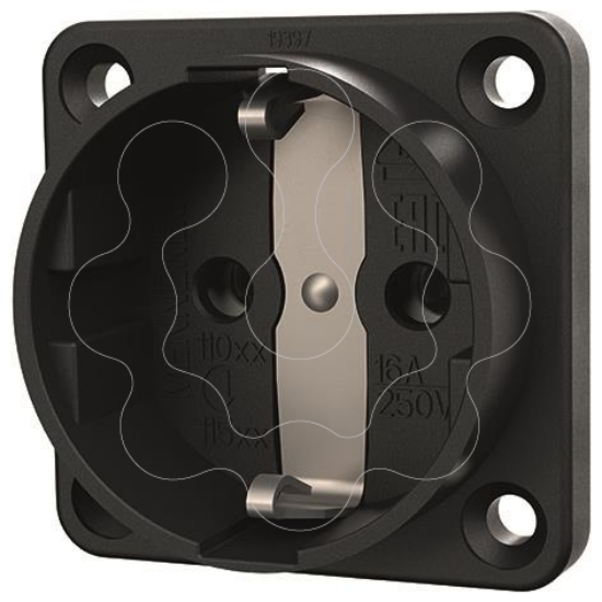 Imagem de Tomada de painel Schuko 16A 230V IP20