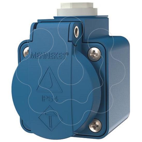 Imagem de Tomada de painel Schuko 16A 230V IP44