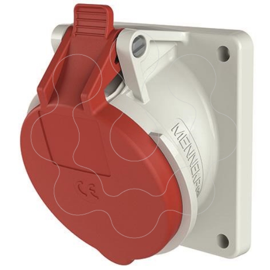 Imagem de Tomada de painel com TwinCONTACT 16A 400V IP44