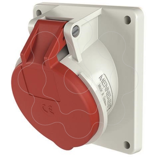 Imagem de Tomada de painel com TwinCONTACT 32A 400V IP44