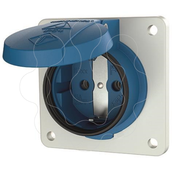 Imagem de Tomada de painel Schuko 16A 230V IP54