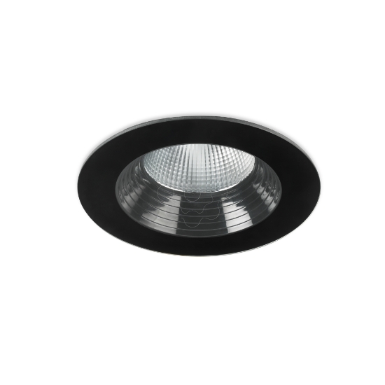 Imagem de Downlight IP66 Dako Fixed ø175mm LED 20 Branco quente - 3000K ON-OFF Preto 1821lm