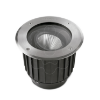 Imagem de Encastrável no solo IP65-IP67 Gea Cob LED Alumínio ø223mm LED 26.7 Branco quente - 2700K ON-OFF Aço Inoxidável AISI 316 2262lm