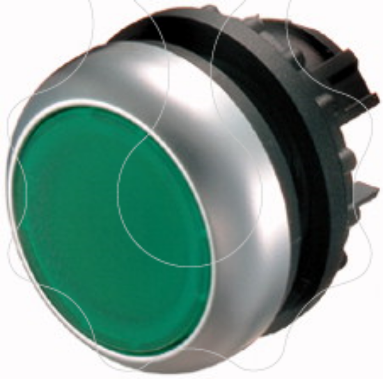 Imagem de Botão de pressão verde Eaton série M22