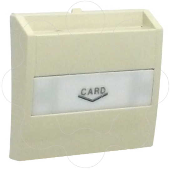 Imagem de CENTRO PARA INTERRUPTOR CARD-SYSTEM MARFIM