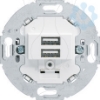 Imagem de Tomada USB carreg. 3,0A redonda, branco
