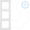 Imagem de Q.1 - quadro x3, branco