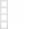 Imagem de Q.3   quadro x4 branco