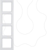 Imagem de Q.3   quadro x4 branco