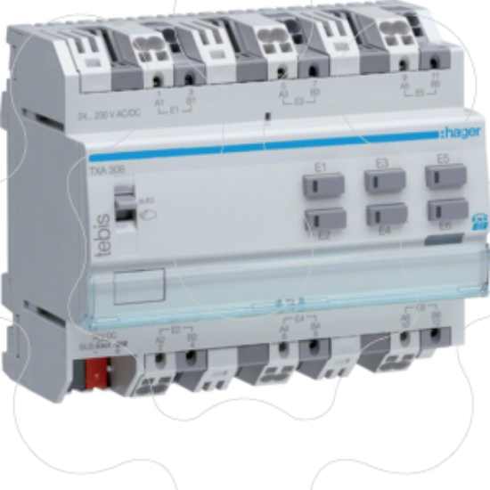 Imagem de Modulo 6 entradas bin. universais KNX