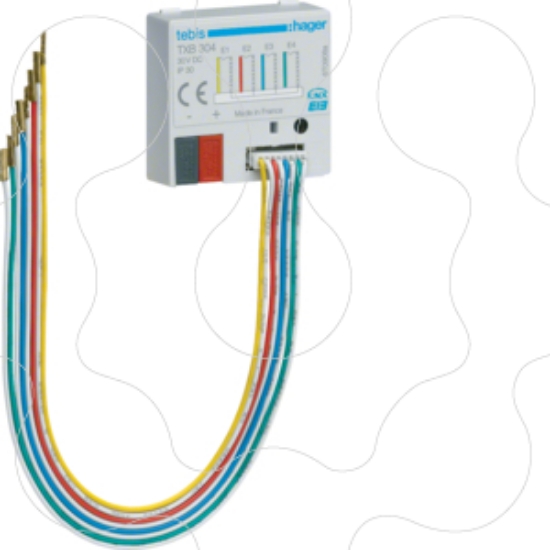 Imagem de Modulo 4 entradas binarias KNX encastrar